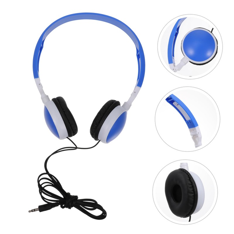 SEWACC 1pc Foldable Boy Girl Headset Stereo Music Headphones for