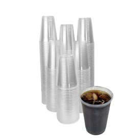 7STAR 7 oz Clear Disposable Plastic Cups - 100 Count Bulk Party Cups, Transparent PP Cup for Water, Juice, Picnics, and Birthday Parties