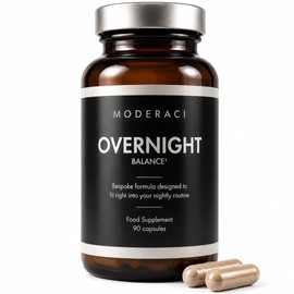 Overnight Balance | Sleep Support Supplement | 90 Capsules | by Moderaci
