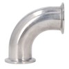 Sanitary Elbow Fitting 90° Stainless Steel Good Sealing Rustproof Pipe