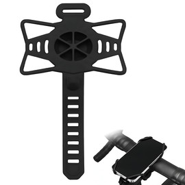 UYVPAER Fahrrad Handyhalterung Silikon – Handyhalterung Fahrrad Lenker Für 4.7–7.2 Zoll, Handyhalterung Lenker, 360° Drehbar, Stoßfest, Schnellmontage