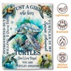 Lussues Nee Turtle Blanket for Turtle Lover,Throw Blanket Flannel 50