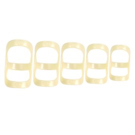 Gatuida 5pcs Finger Correction Splint Ring Mallet Finger Splint Brace for Adult Joint Protection