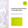 Facial Watermelon + Aloe Cooling Gel Mask 180ml