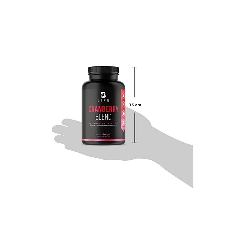 Arándano Concentrado 50:1 de 180 Cápsulas con Vitamina C. Ingredientes