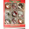 Shiny Brite 9 Glass Christmas Tree Ornaments Set of 9~Balls,Lanterns