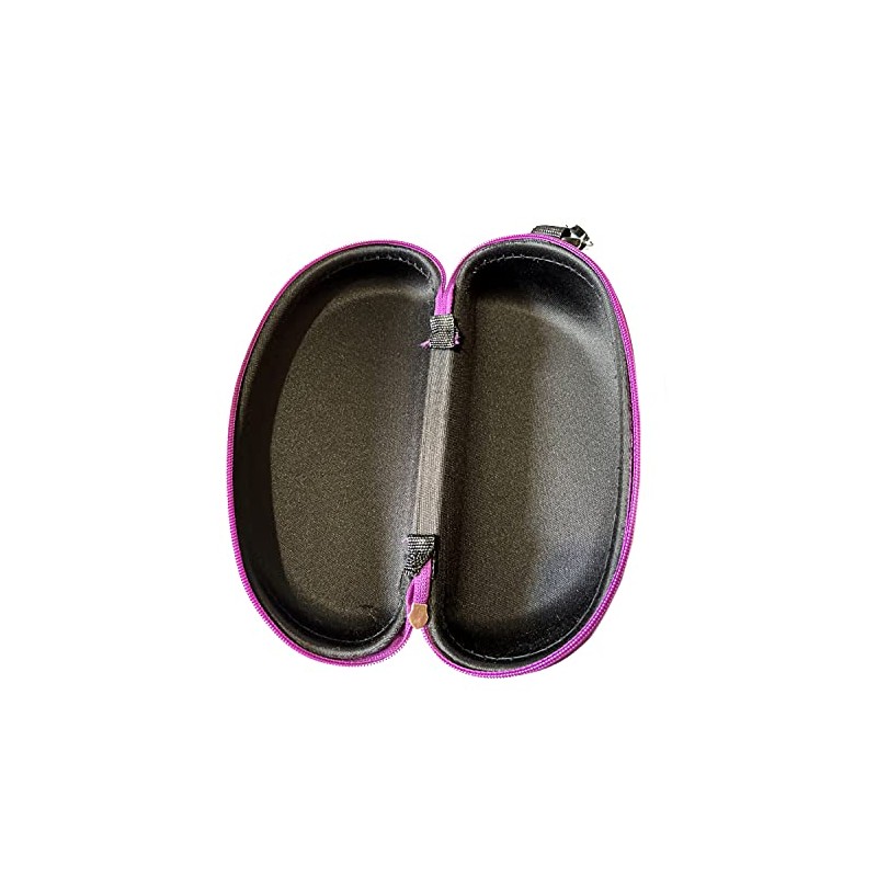 Swimz Swimming Goggle Case - Black/Purple - Semi Rigid Swimming