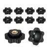 PATIKIL M6 x 25mm Thread Star Knobs, 10 Pcs 6