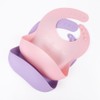 C+H Brothers Silicone Bibs with Food Catcher for Babies and