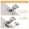 Furniware 20 Pack Soft Close Cabinet Hinges 4D djustment Structure,1-1/4"