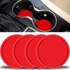 SINGARO Car Cup Coaster, 4PCS Universal Non-Slip Cup Holders Embedded