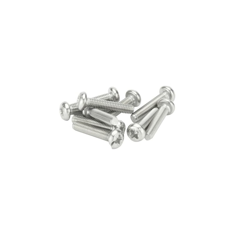 M3 (3mm x 30mm) Pozi Pan Head Machine Screws -