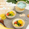 Ceramic Bowl Set, 4.5 Inch Animal Design Porcelain Dinnerware for