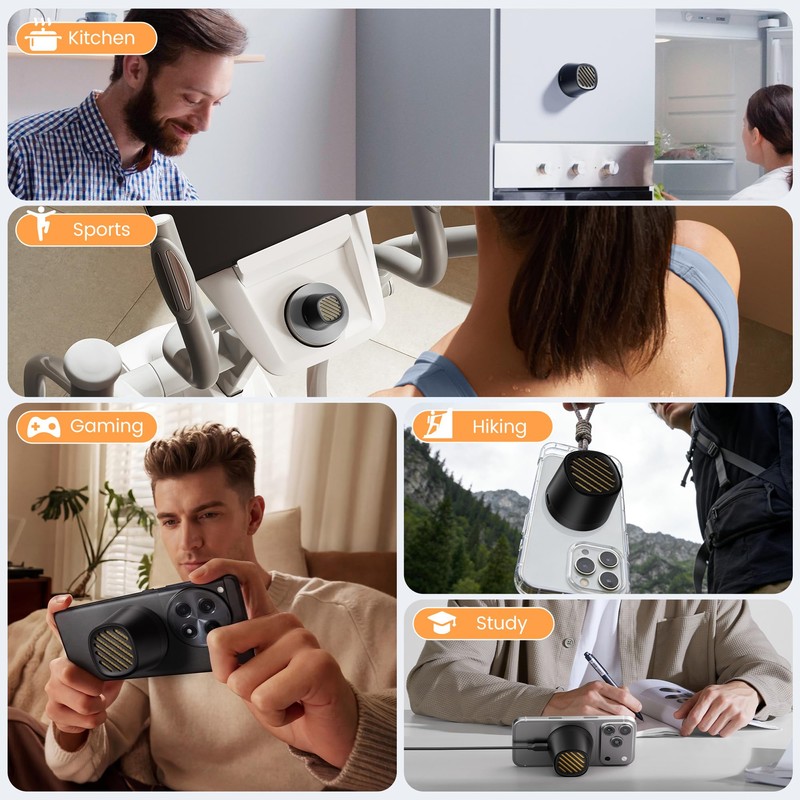 Hotwill Portable Bluetooth Speakers with Magnetic Stand