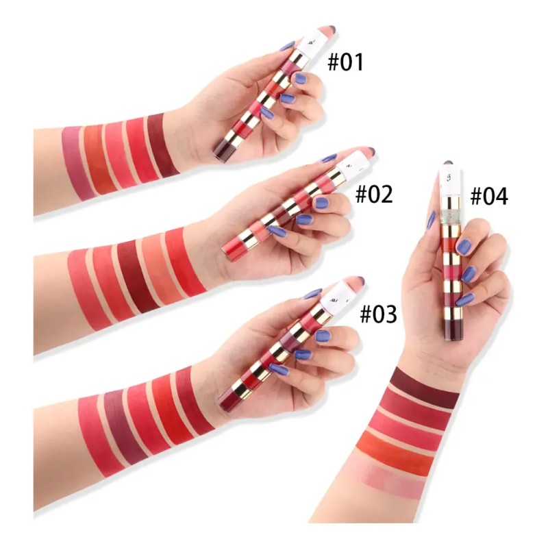 Set Cmaadu De 4 Brillos Labiales A Prueba De Agua