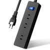 SAYBOUR Power Strip Extension Cord, Magnet, 9 Outlets, Magnet, Power