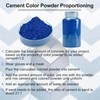 ZTTM 16oz Blue Iron Oxide Mineral Pigment Powder Colorant for