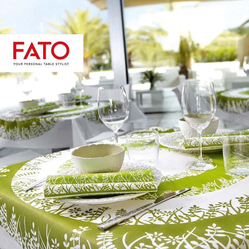Fato, Trockene Papierservietten, Airlaid, Textileffekt, Packung mit 50 Servietten, Größe