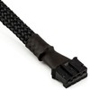 CRJ Micro PH 4-Pin Extension Cable - 12-inch (30cm), Black