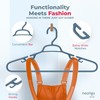 Neaties Large & Wide Heavy Duty Clothes Hangers 12 Pack