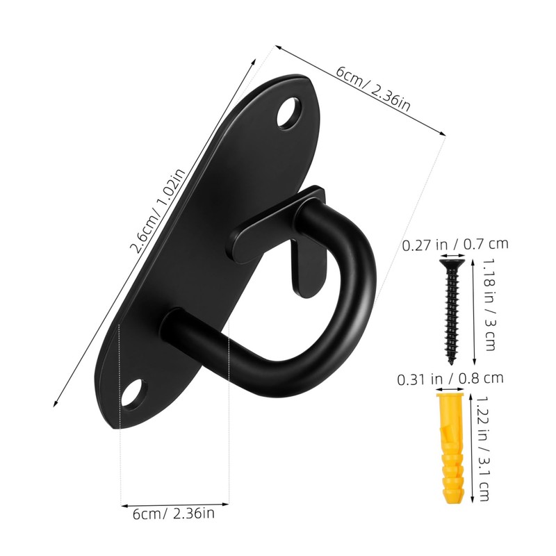 SAFIGLE 2pcs Heavy Duty Ceiling Hangers for Resistance Bands Versatile