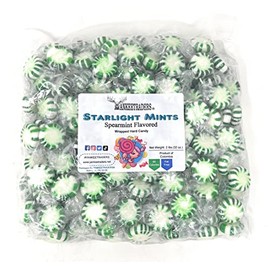 Starlight Spearmint Mints 2 Lbs Bulk Hard Candy Discs Approximately 175 Pieces