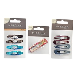 Mibella Beauty Co 9er Set ClickClack Future Wafy und Patentspange Blithe 3 Sorten 5 Farben tolle Mischung Wenco - 21237/28653/28655