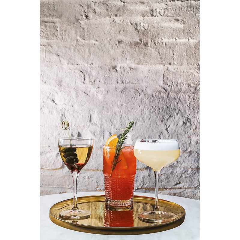 Bormioli Rocco Novecento Stemware Nick & Nora Glass, Set of
