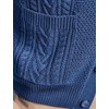 Tootal Men's Chunky Cable Knit Cardigan with Pockets Soft Cotton