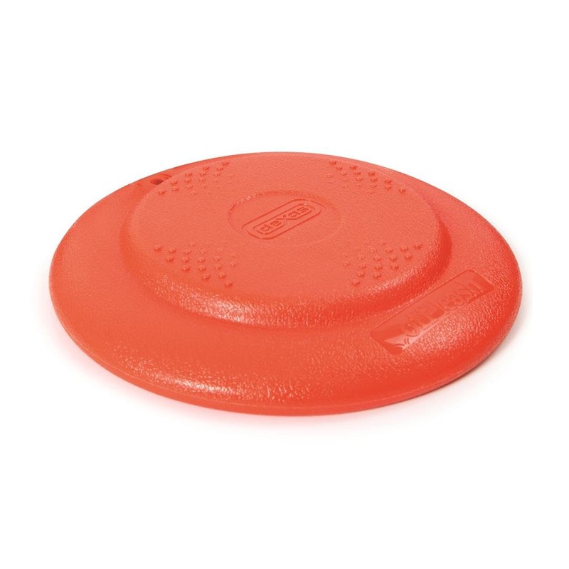 Dexas Off Leash Frisbee Flyer Floating Dog Toy with Removable