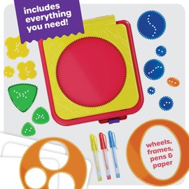 Dan&Darci Spiral Art Kit for Kids - Craft Set for Girls & Boys Ages 6-12 - Gifts for 6, 7, 8, 9, 10 Year Old Girl, Boy - Toys and Crafts Kits Gift - Arts Birthday Retro Vintage Ideas Drawing