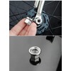 M9 M9.5 (3/8") M10 Stainless Flange Lock Nut, Hex Flange