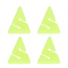 Alomejor Dive Line Marker Triangular Fluorescent Yellow for Cave and