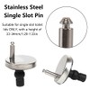 Toilet Seat Hinge Fixings Top Fix Nuts Screws Quick Release