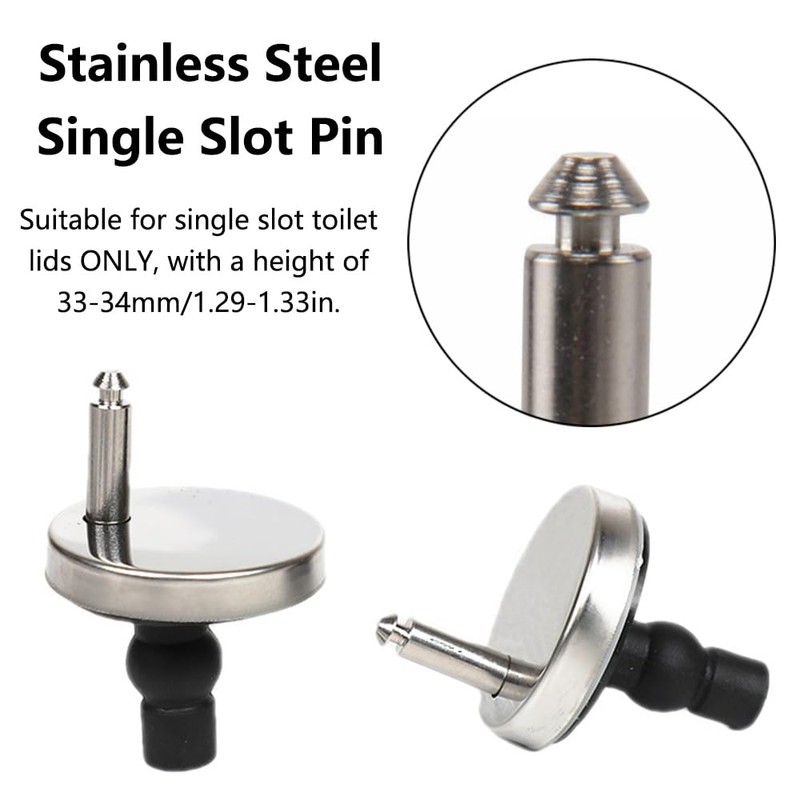 Toilet Seat Hinge Fixings Top Fix Nuts Screws Quick Release