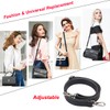 BOMKEE Leather Handbag Strap Replacement Adjustable Bag Straps Belt with