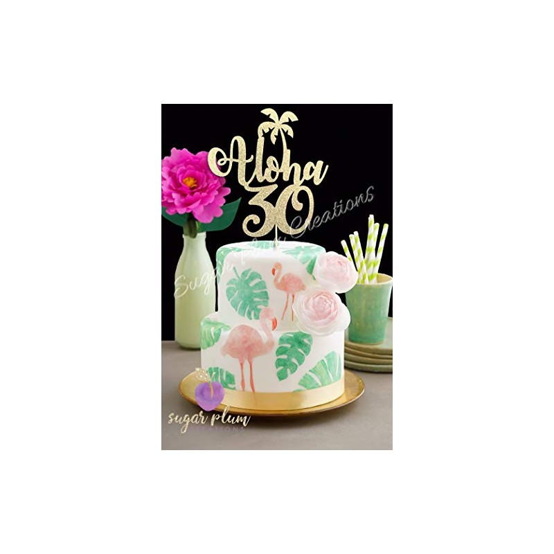 Aloha 30 Decoración para tartas