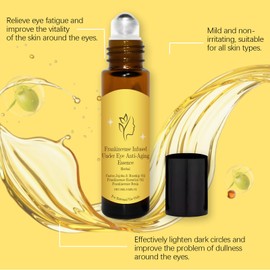 Castor Oil and Frankincense Roller Ball,Mild Eye Roller Ball Oil Nourishng Eye Serum Roller Eye Cream for Dark Circles and Puffy Eyes, Anti Wrinkle Eye Creams Reduce Fine Lines