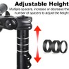 Bicycle Stem Riser Aluminum Alloy Bicycle Handlebar Riser Head Up