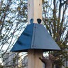 Metal Squirrel Baffle for 4x4 Post, 18 Inch Baffle for