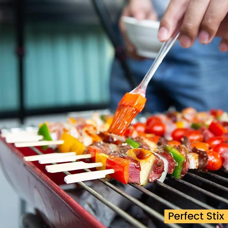 Perfect Stix Paddle Pick 6-200 6" Bamboo Paddle Pick Skewers