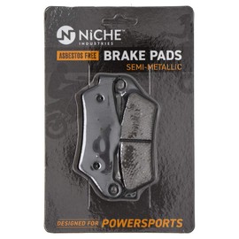 NICHE Brake Pad Set for Ducati Multistrada 1200S 61341101A 61341161A Front Rear Semi-Metallic