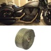 Unbranded Titanium 2" 10M Exhaust Header Heat Wrap Trap Motorcycle
