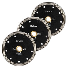 GsLxx 5 inch Diamond Tiles Saw Blades 5" Dry Wet Cutter Angle Grinder Diamond Blades for Porcelain Tiles Ceramic Marble Granite （125mm 3PCS）