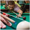 BNXF 25 Pcs 10mm Pool Tips Snooker Tips,Leather Pool Cue