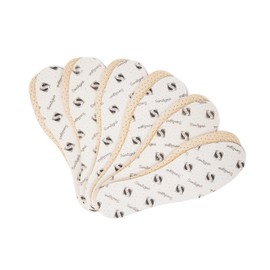 Worker Walker Sani Pro Insoles for Men and Women, 6 Pairs Thick Shoe Insoles for Work Shoes and Boots, Comfortable and Breathable Shoe Insoles for Men and Women - 36-46 EUR