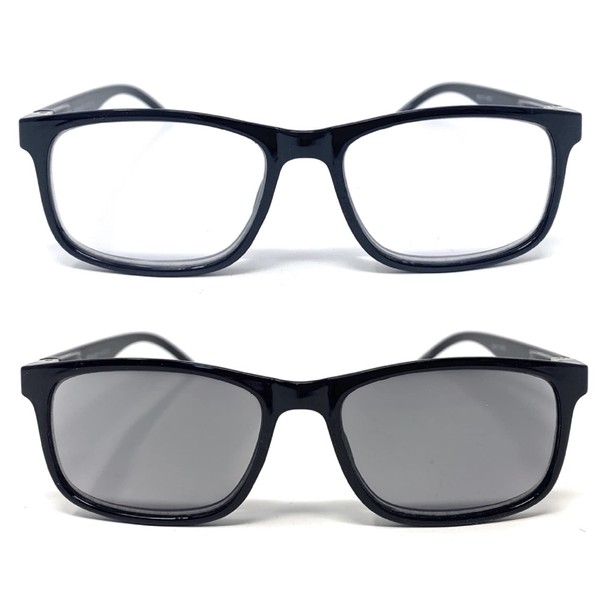 Incredible Bargains The Transformer Photochromic Reading Glasses Readers + 3.00