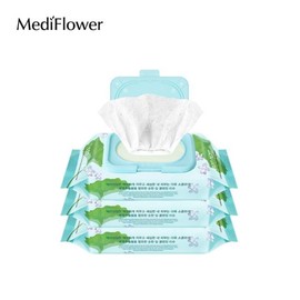 Mediflower 센텔라 순한 딥 클렌징 티슈 100매x3개 Centella Gentle Deep Cleansing Wipes 100 Sheets x 3 Packs
