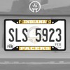 FANMATS 31332 Indiana Pacers Metal License Plate Frame Black Finish