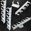 BOSOIRSOU 80 Spice Gripper Clips, 16 Strips Spice Racks Hold